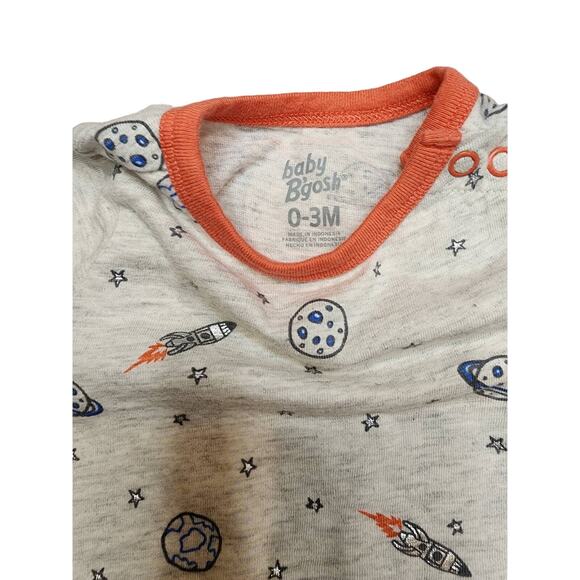 NWOT Baby B'Gosh Short Sleeve Outer Space Bodysuit 0-3M - Picture 2 of 3